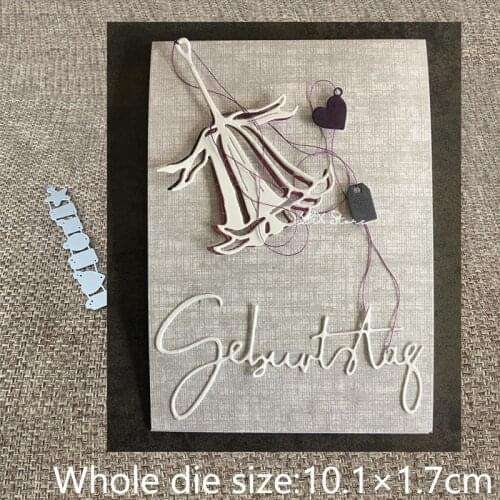 XLDesign Craft Metal Cutting Die stencil mold 7pcs shape tag set decoration scrapbook Album Paper Card Craft Embossing die cuts