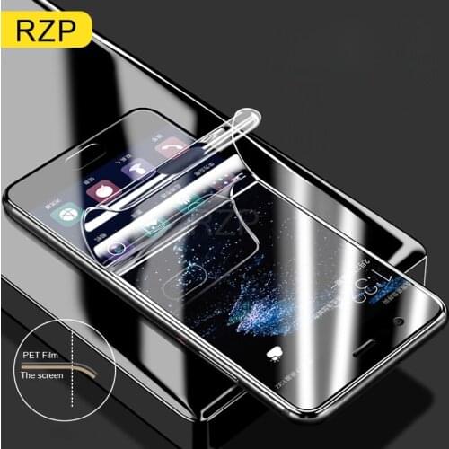 RZP 8D Curved Full Cover Screen Protector On The For iPhone X 7 8 Plus 10 Protective Film For iPhone 7 X Soft Film ( Not Glass )