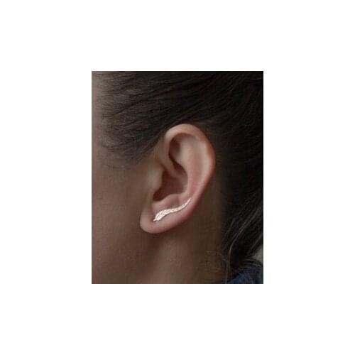 Vintage Feather Drop Earings For Women Retro Leaf Sharp Dangle Earring Fashion Wing Jewelry Accessories