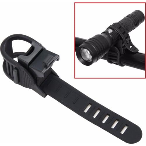 2019 New 360 Degreee Bike LED Flashlight Mount Bracket Flash Torch Holder Bicycle Front Light Clip Clamp Cycling Accessories