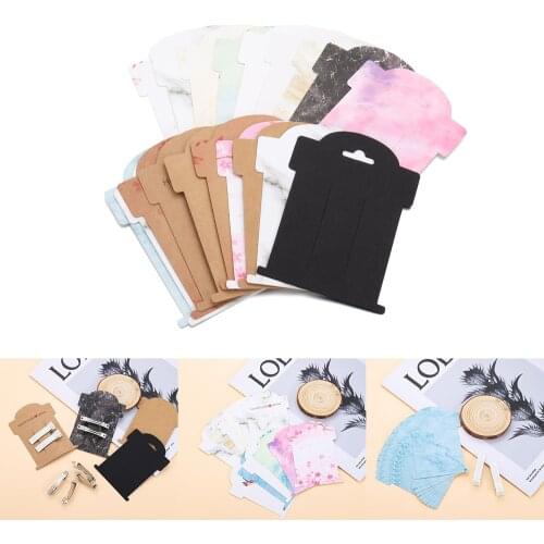 30Pcs/Lot 11*8cm Multi-style Hair Clip Card Hair Accessories Jewelry Display Card Hair Clip Packaging Classic Cards