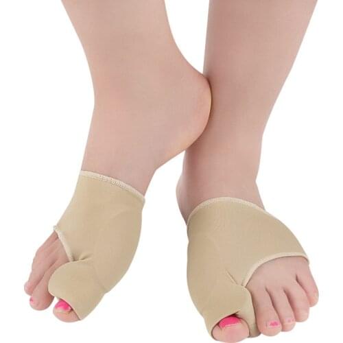 4pcs=2pairs Pain Relief Straighter Toes Foot Care Corretor Hallux Valgus Protector Bunion Adjuster Toe Corrector Toe Separator