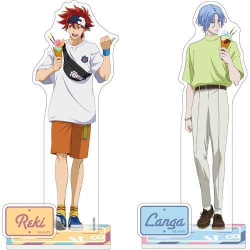 Anime SK8 the Infinity Kyan Reki Hasegawa Ranga Chinen Miya Acrylic Figure Stand Model Plate Cosplay Decor ice cream Series Gift