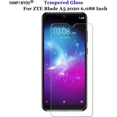 For ZTE Blade A5 2020 6.088" Clear Tempered Glass 9H 2.5D Premium Screen Protector Protection Film