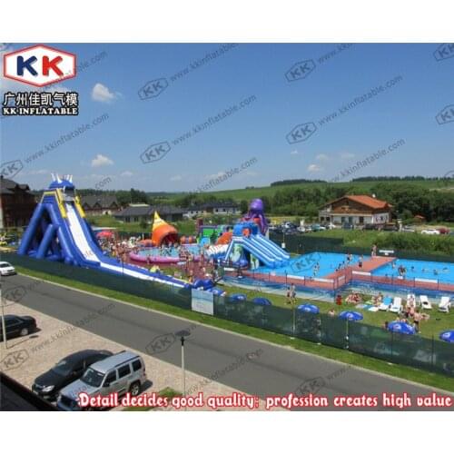 Durable Using Low Price Inflatable Water Slide Combo Water Parks