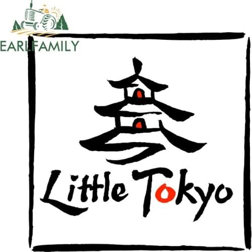 EARLFAMILY 13cm x 12.7cm for Japan Tokyo Car Assessoires Stickers Auto Air Conditioner Decal Anime Vinyl Car Wrap Creative Decor