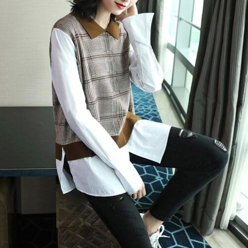 JANELUXURY Women's Plaid Shirts