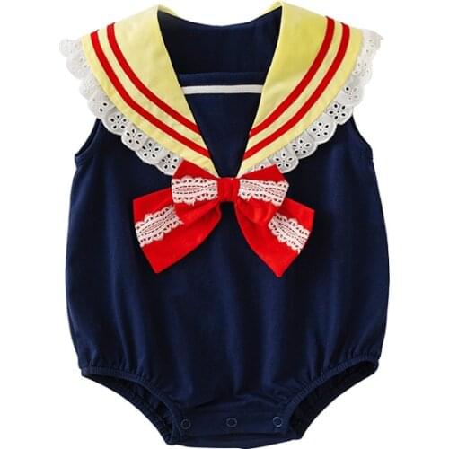 Baby girl rompers Baby girl clothes Summer Newborn Baby Clothes Cotton Short Sleeves Infant Bodysuit Girl baby bodysuits 6M-24M