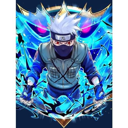 Diamond Painting Kit Kaleidoscope Eyes Susanoo Kakashi Ninja Wall Sticker 5D DIY Mosaic Cross Stitch Crafts Home Decoration