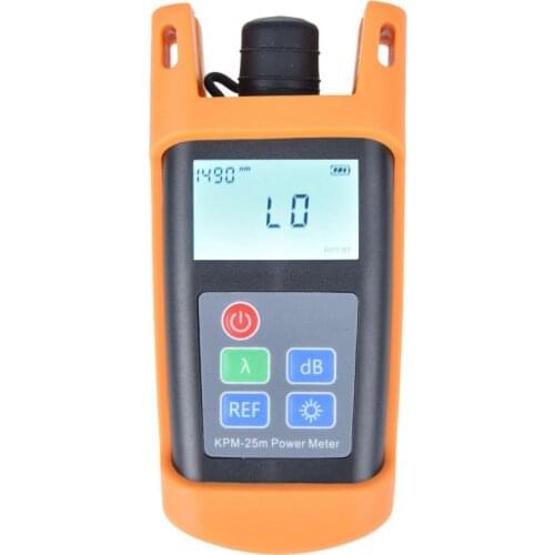 New Professional KPM-25M Mini Portable Fiber Optical Power Meter -50dBm~+26dBm Handlend Optic Fiber Cable Tester Tool