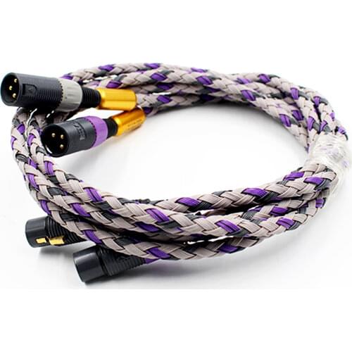 Pair XLO Signature S3-1 hifi Audio Cable XLR Cable Interconnect Cable with Gold XLR Plug Hi-end XLR balance extension cable cord