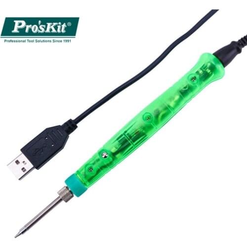 Proskit USB Soldering Iron 8W 5V USB Electric Soldering Iron Pen Welding Gun solder soldering tips kit