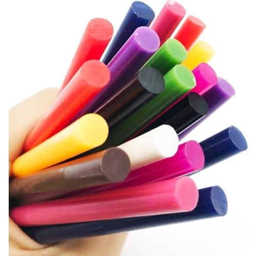 Mix Colorful 7x100MM Hot Melt Glue Sticks 7MM For Electric Glue Gun Craft DIY Hand Repair Accessories Adhesive Sealing Wax Stick