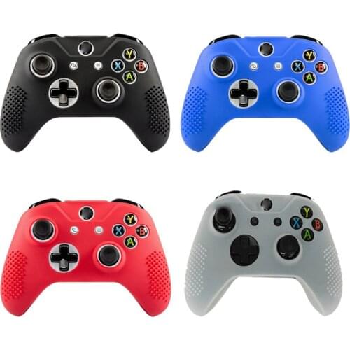 Silicone Rubber Cover Case for Xbox ONE X Controller Gel Grip Skin Protective Game Accessories
