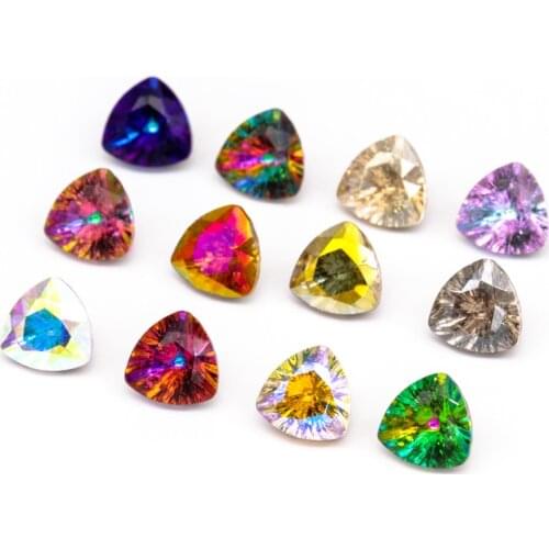 12mm Glass Strass Stones Clear Colors Fancy Stone Glue On Rhinestones DIY Decoration Rhinestones Pointback Nail Glue Crystals