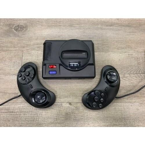 SG816 Super Retro Mini TV Video Game Console For Sega Mega Drive MD 16BIT 86 Games 8 BIT 605 Different Built-in Games 2 Gamepads