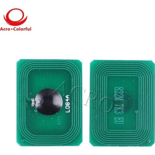 One set 44844616 44844615 44844614 44844613 Toner chip for OKI C822 EU AF version laser printer cartridge