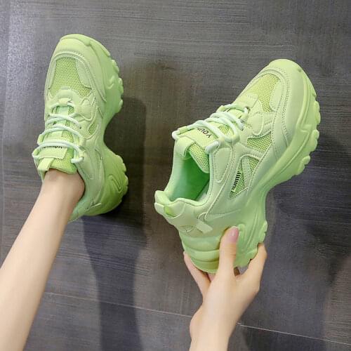 Women Platform Chunky Sneakers Designers Fashion Brand Casual Shoes Woman Tennis Basket Female Summer Vulcanized Shoes