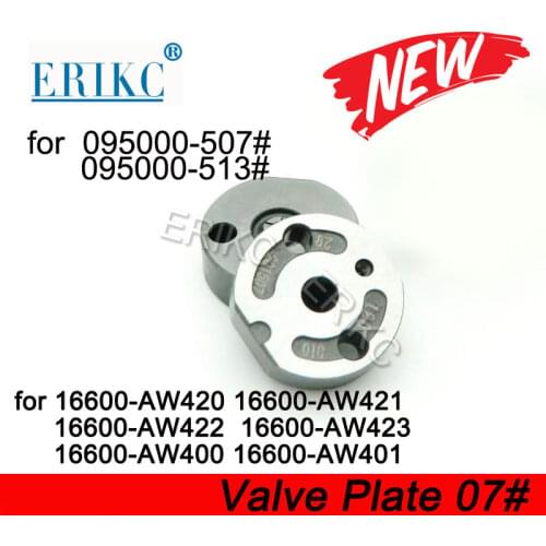 095000-5130 Spare Part Valve 7# Diesel Injector Valve Plate 07# for Nissan 095000-5070 095000-5071 16600-AW400 16600-AW420