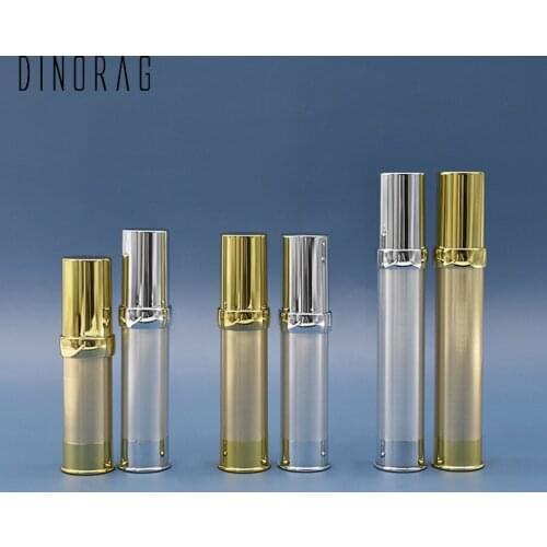 15ml/20ml/30ml Empty Spray Bottle Liquid Packaging Travel Cosmetic Bottles Portable Mini Perfume Atomizer Bottling Gold Silver