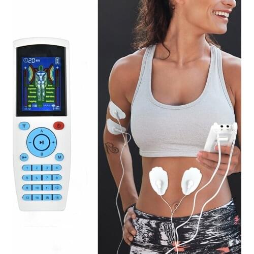 16 Modes Digital Tens Unit 4 Output EMS Nerve Muscle Stimulation Acupuncture Meridian Therapy Kneading Electric Massage Device