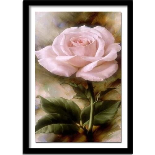 2019 New Diamond Embroidery Diamond Flower Picture 3D Diy Diamond Painting Needlework Canvas Home Decoration Canvas Gift