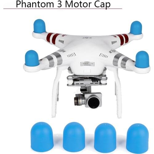 4pcs Engine Dust-proof Drone Motor Cap Protective Cover for DJI Phantom 2 Pro 4A 3A 3P 3S SE 4 Silicone Case Guard Accessories