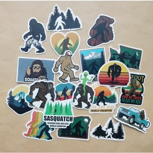 50pcs Bigfoot series motorcycles Sticker For Suitcase Skateboard Laptop Luggage Fridge Phone Car Styling DIY Decal Sticker