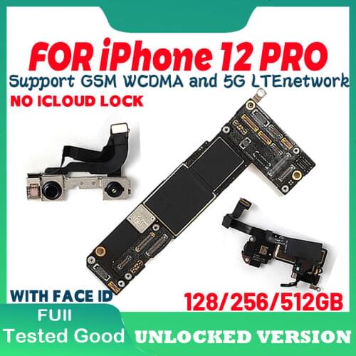 Free iCloud 64GB 256GB With Face ID/No Face ID for iPhone X Motherboard unlocked,100% for iphone x Logic board LL/A