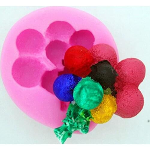 C1132 ball car outlet clip diy silicone cake decoration mold chocolate mould baking tool