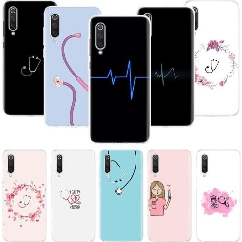 Nurse Medical Medicine Case for Xiaomi Redmi Note 10 9 9S 8 7 6 8T 8A 7A 6A S2 K30 K20 MI 9 8 CC9 F1 Lite Pro Soft TPU Phone Cov