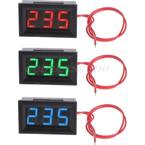 2 Wire 0.56" AC 30V-500V LED Digital Voltmeter Voltage Meter Monitor Tester For 110V 220V 380V Drop Shipping