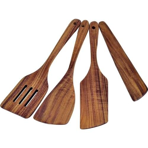 Wooden Spatula for Cooking,Kitchen Spatula,Wooden Utensils,Wooden Paddle,Turner Spatula,Slotted Spatula and Wood Scraper