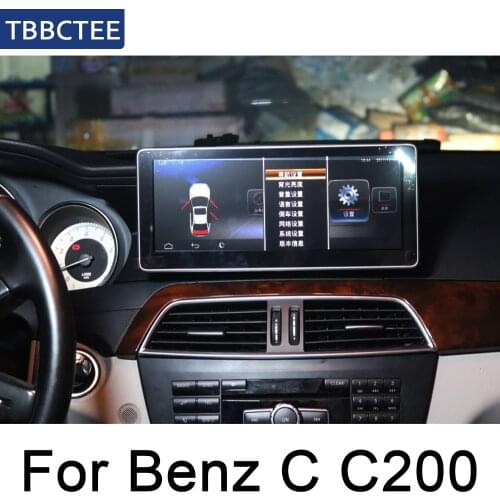 For Mercedes Benz C Class C200 2007~2014 Car Android Multimedia System Screen Car Radio Player GPS Navigation BT WiFi AUX