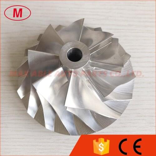 HX60 8+8 blades 73.35/109.00mm turbo milling/Aluminum 2618/billet compressor wheel