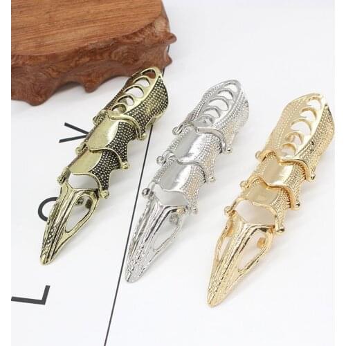 Anime Danganronpa Finger Bone Ring Dangan Ronpa Gothic Celestia Ludenberg Punk Ring Gothic Accessories Halloween Cosplay Props