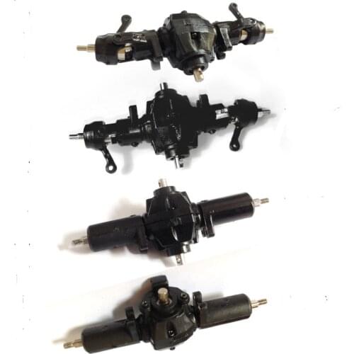 Small rc crawler climbing car front middle rear axle 1:35 DIY model tractor dump truck axle