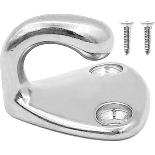 Grade 316 Stainless Steel Boat Hook Coat & Hat Hook Wall Mounted
