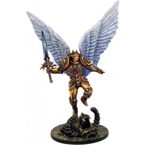 Unpainted Kit 1/32 54mm Knights Of warrior stand 54mm WITH BASE figure Historical Resin kit miniature model