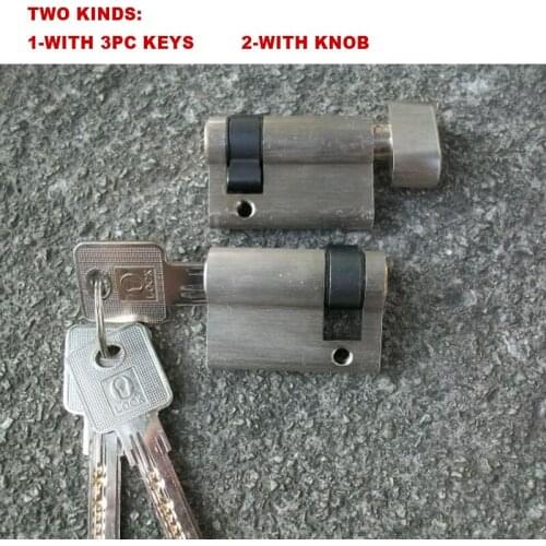 SINGLE SIDE BRASS CYLINDER -ONE SIDE KEY CYLINDER-ONE SIDE KNOB CYLINDER