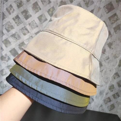 Men bucket hats панамы fisherman hat fashion hat Gradient reflective fisherman hat Womens summer sun shade pot hat sun hat