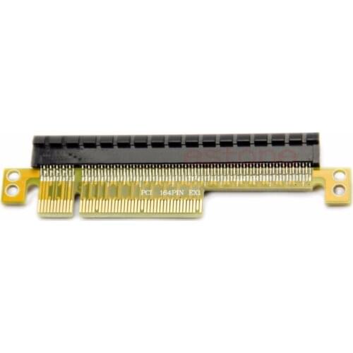 1PC PCI Express Riser Card x8 to x16 Left Slot Adapter For 1U Servers