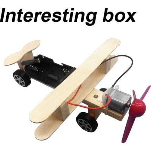 Glider electric gliding plane scientific experiment toy 2017 new product launch DIY wooden technology small production