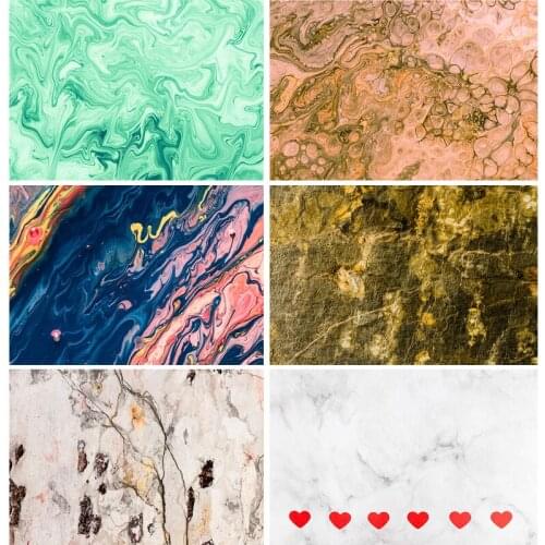 SHENGYONGBAO Art fabric Photography Backdrops Props Colorful Marble Pattern Texture Photo Studio Background 20905DLZ-04