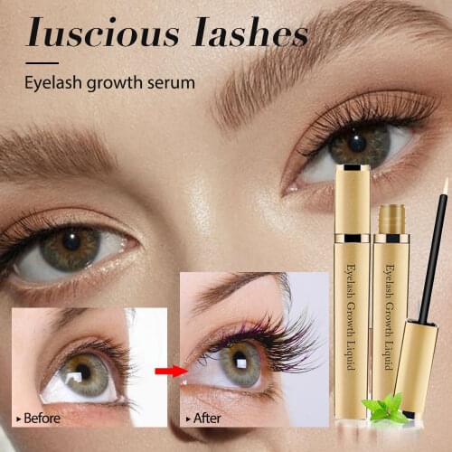 Eye Lashes Growth Eyelash Growth Enhancer Serum Eyebrow Eyelash Growth Treatment Lash Curly Thicker and Longer Makeup Mascara