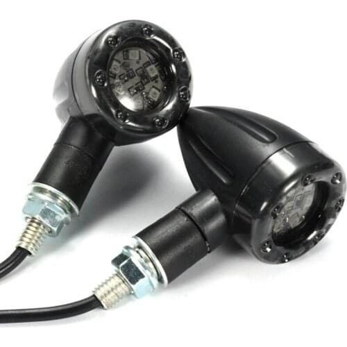 4 Pieces Universal Motorcycle LED Turn Signal Light Indicators Light Brake Rear Running Lamp For Harley Cafe Racer For Kawasaki