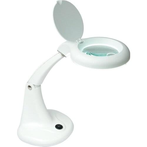 New Orginal Professional 3X 12X Lens LED Light Desktop Magnifier Helping Repair Tools Hand Soldering Read Magnifying Glasses