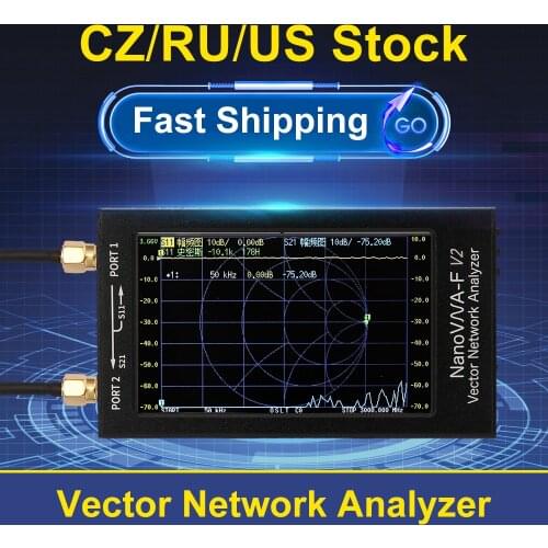 NanoVNA V2 3G Version VNA HF VHF UHF UV Vector Network Analyzer Antenna Analyzer
