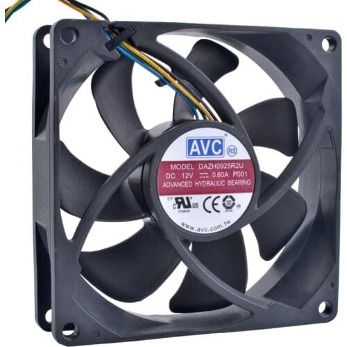 COOLING REVOLUTION DAZH0925R2U 9cm 9025 12V 0.60A 4pin PWM high volume air cooling fan