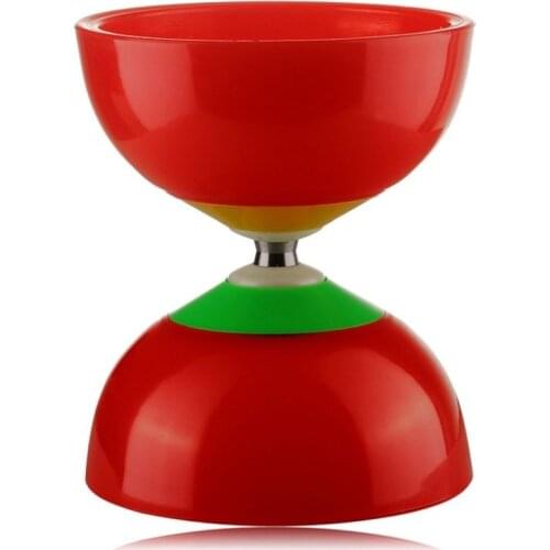 High Quality Five-Bearing Competition-Level Plastic Double Headed Diabolo Pull Bell Within Flash Light Exercise Toys